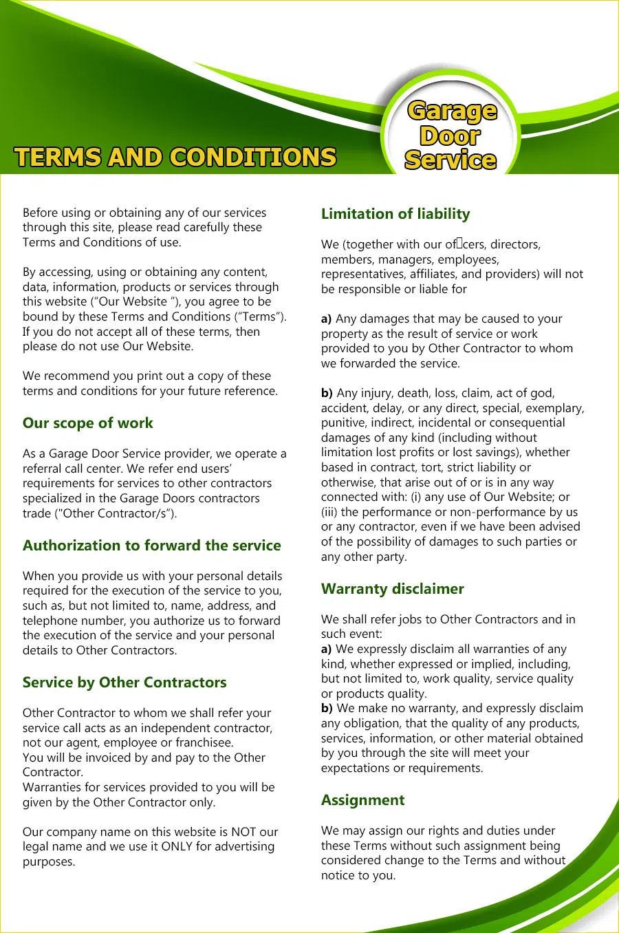 Master Garage Door Repair Service Reston, VA 571-405-5553